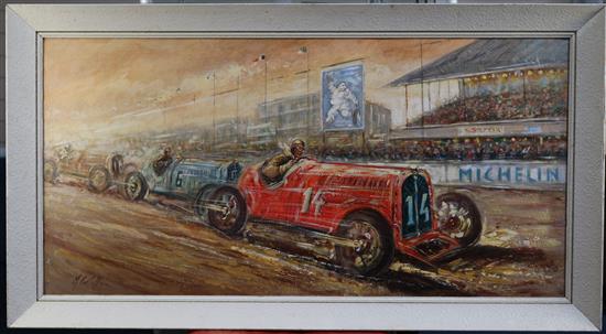 M. Costello 1930s motor racing scene(-)